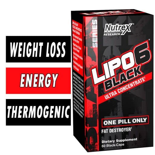 چربی سوز لیپوسیکس 6 بلک ناترکس 120 عدد Nutrex Lipo-6 Black 10 چربی سوز لیپو 6 بلک نوترکس