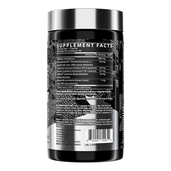 چربی سوز لیپو سیکس هاردکور ناترکس Nutrex Lipo6 Hardcore 3 چربی سوز لیپو سیکس هاردکور ناترکس Nutrex Lipo6 Hardcore - تصویر 3