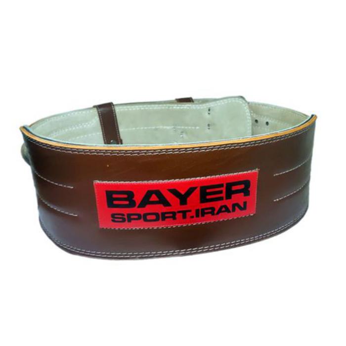 کمربند بدنسازی و پاورلیفتینگ چرمی بایر Bayer