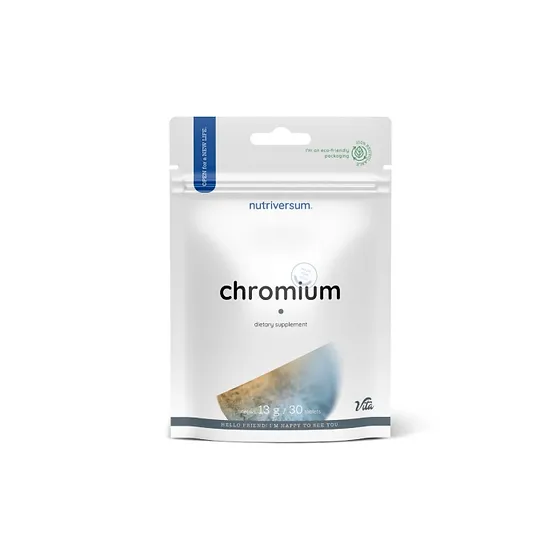 قرص کرومیوم نوتریورسام Nutriversum Chromium 1 قرص کرومیوم نوتریورسام Nutriversum Chromium