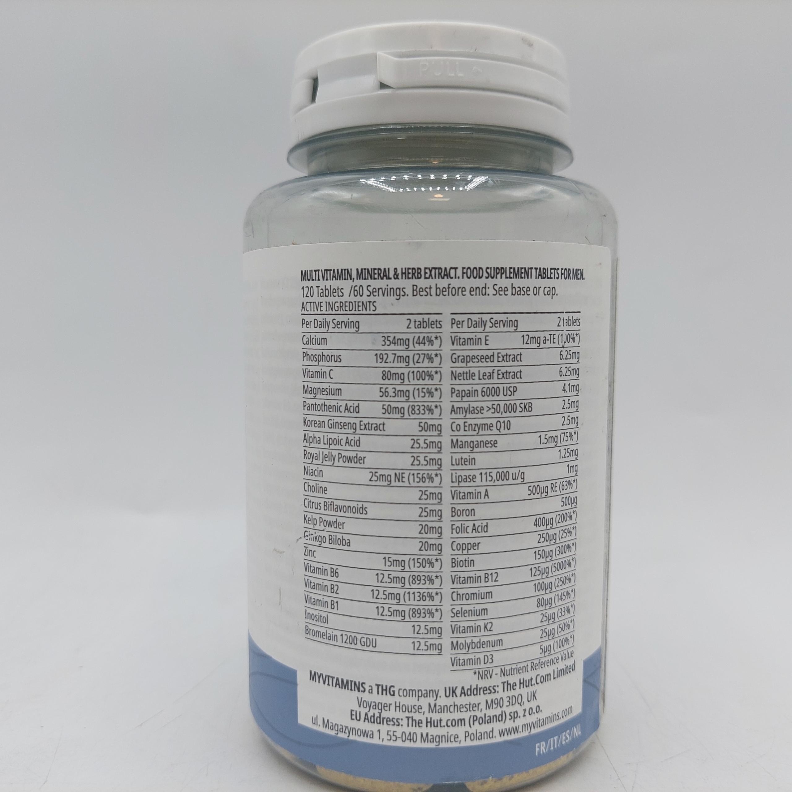 مینرال و مولتی ویتامین مای پروتئین آلفا من Myvitamins Alpha Men 4 مینرال و مولتی ویتامین مای پروتئین آلفا من Myvitamins Alpha Men - Image 4