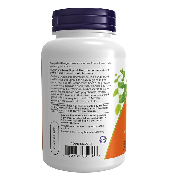 کپسول کرن بری ناو 100 عدد NOW Cranberry Caps 5 کرن بری کپس ناور NOW Cranberry Caps