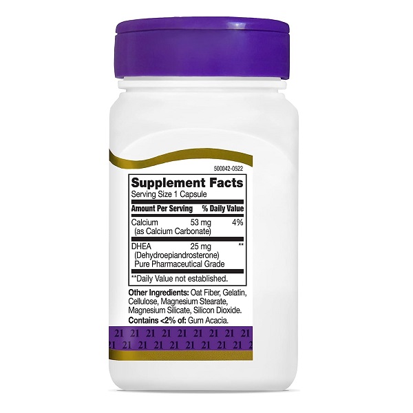 دهیدرواپی آندروسترون سنتری 21st Century DHEA 3 دهیدرواپی آندروسترون سنتری 21st Century DHEA