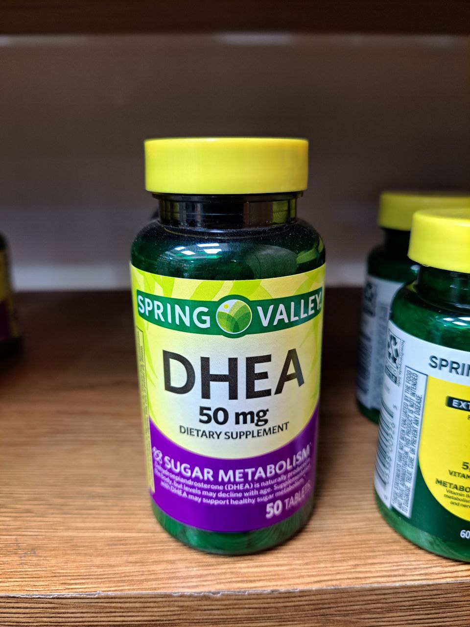 دی اچ ای آ اسپرینگ والی Spring Valley DHEA 50mg 2 دی اچ ای آ اسپرینگ والی Spring Valley DHEA 50mg
