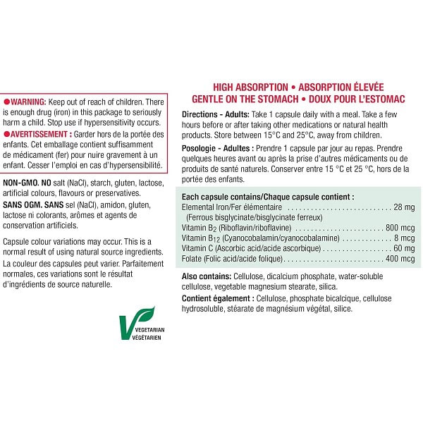 کپسول آهن جمیسون 28 میلی گرم 150 عدد Jamieson Gentle Iron 4 کپسول آهن جمیسون 28 میلی گرم 150 عدد Jamieson Gentle Iron