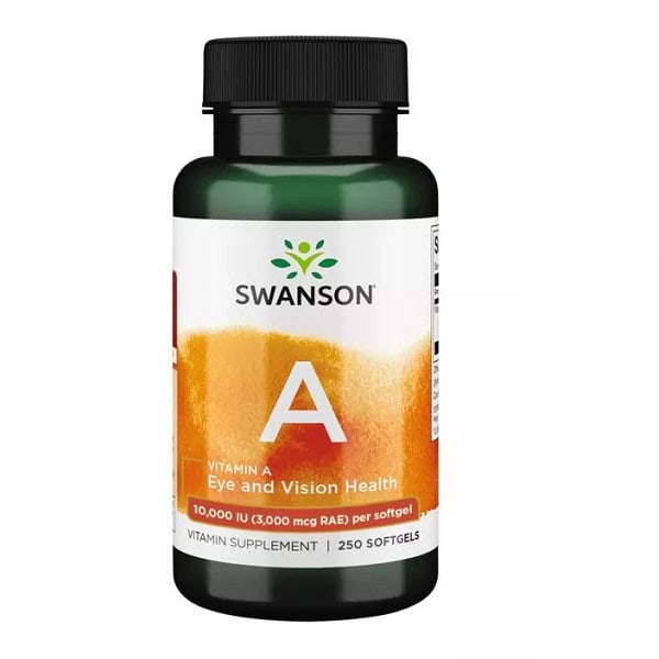 ویتامین A سوانسون 250 عددی برای تقویت بینایی، پوست، مو و سیستم ایمنی 1 ویتامین A سوانسون 250 عددی برای تقویت بینایی، پوست، مو و سیستم ایمنی