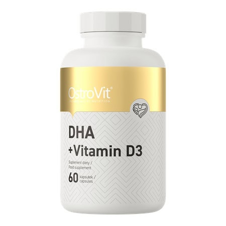 دی اچ ای و ویتامین د3 اوستروویت 60 عددی OstroVit DHA + Vitamin D3 1 دی اچ ای و ویتامین د3 اوستروویت