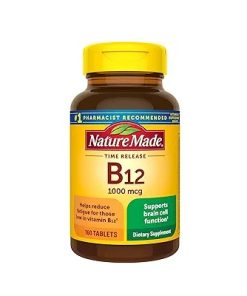 قرص ویتامین ب12 نیچرمید 160 عددی