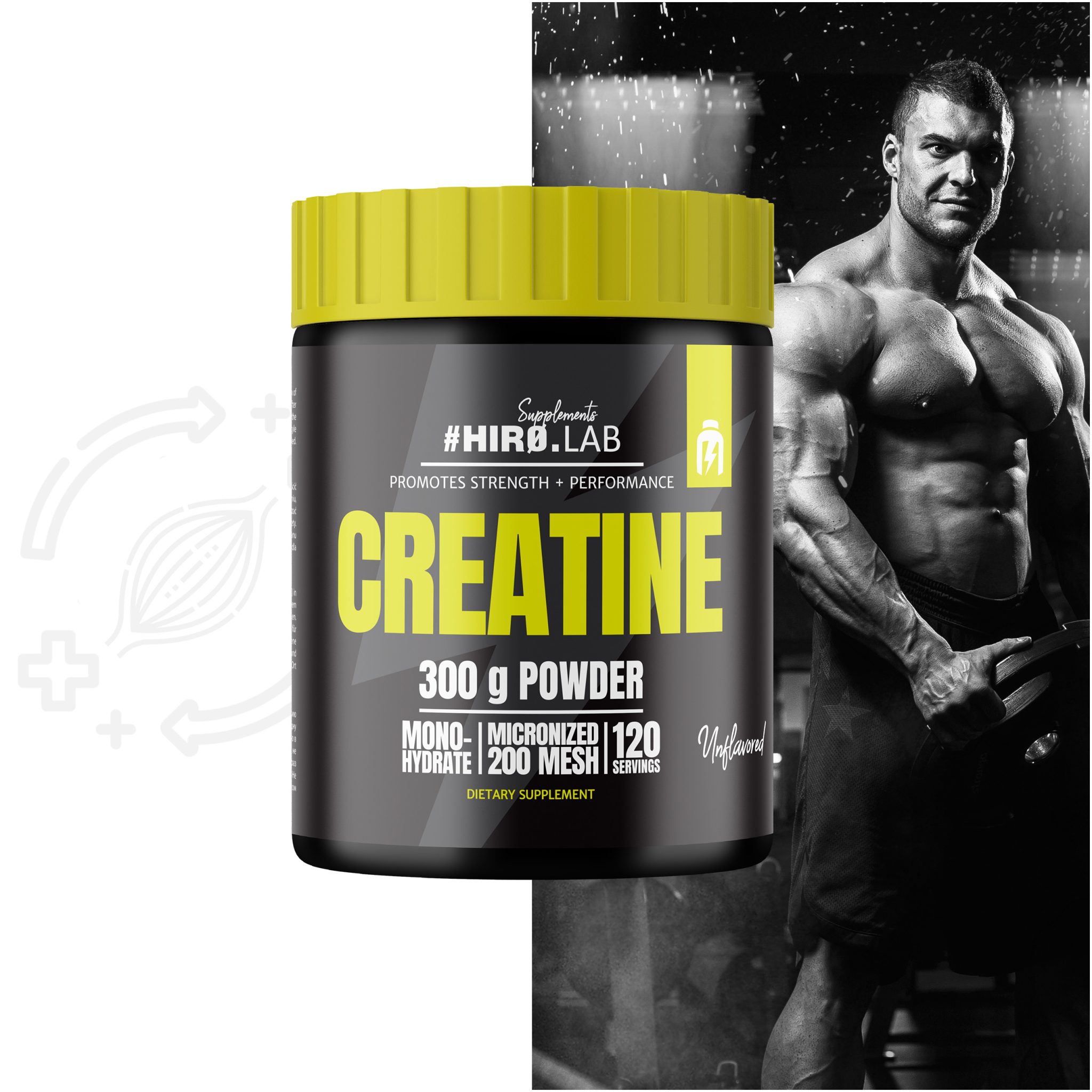 پودر کراتین هیرولب 300 گرم Hiro.Lab Creatine 3 پودر کراتین هیرولب 300 گرم Hiro.Lab Creatine