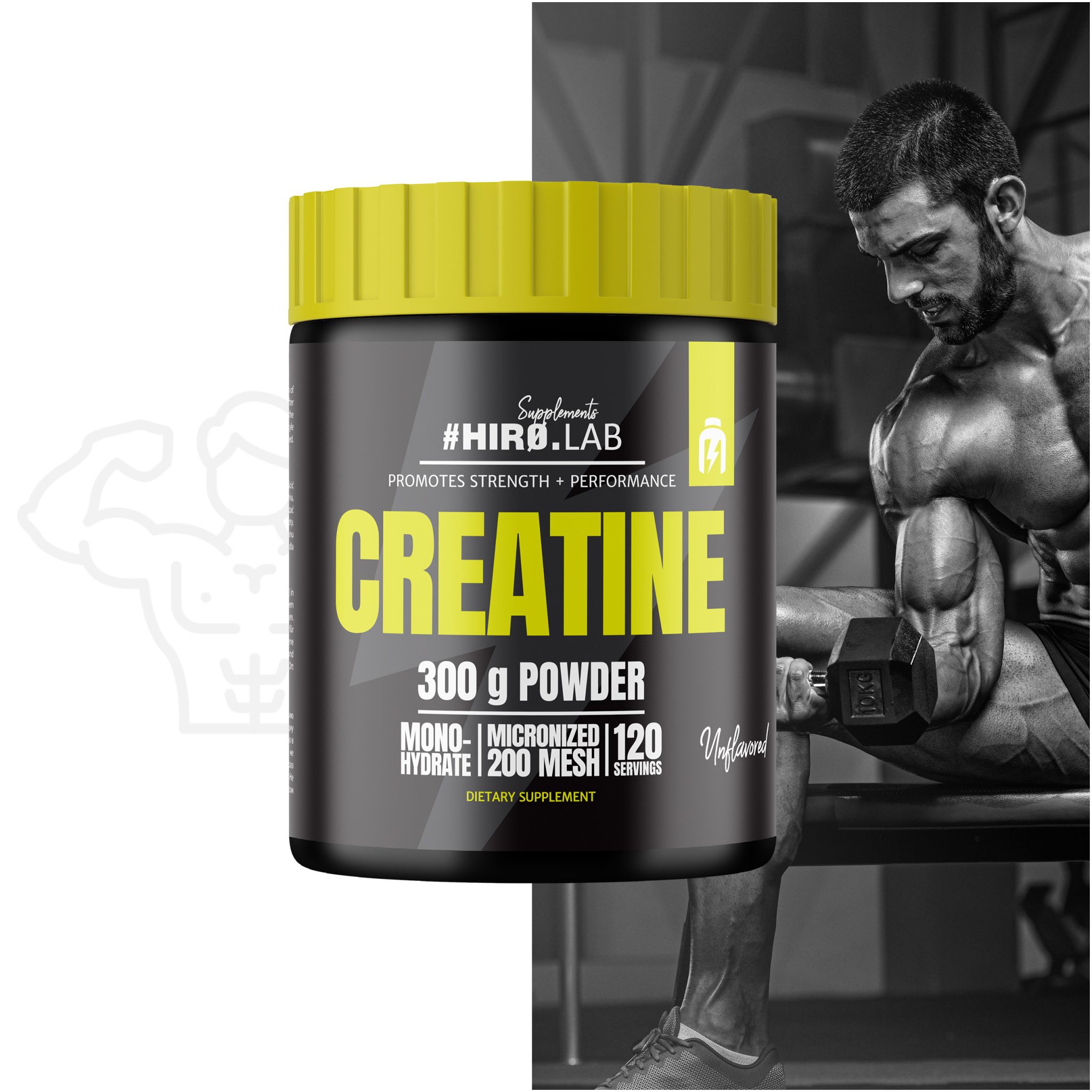 پودر کراتین هیرولب 300 گرم Hiro.Lab Creatine 4 پودر کراتین هیرولب 300 گرم Hiro.Lab Creatine