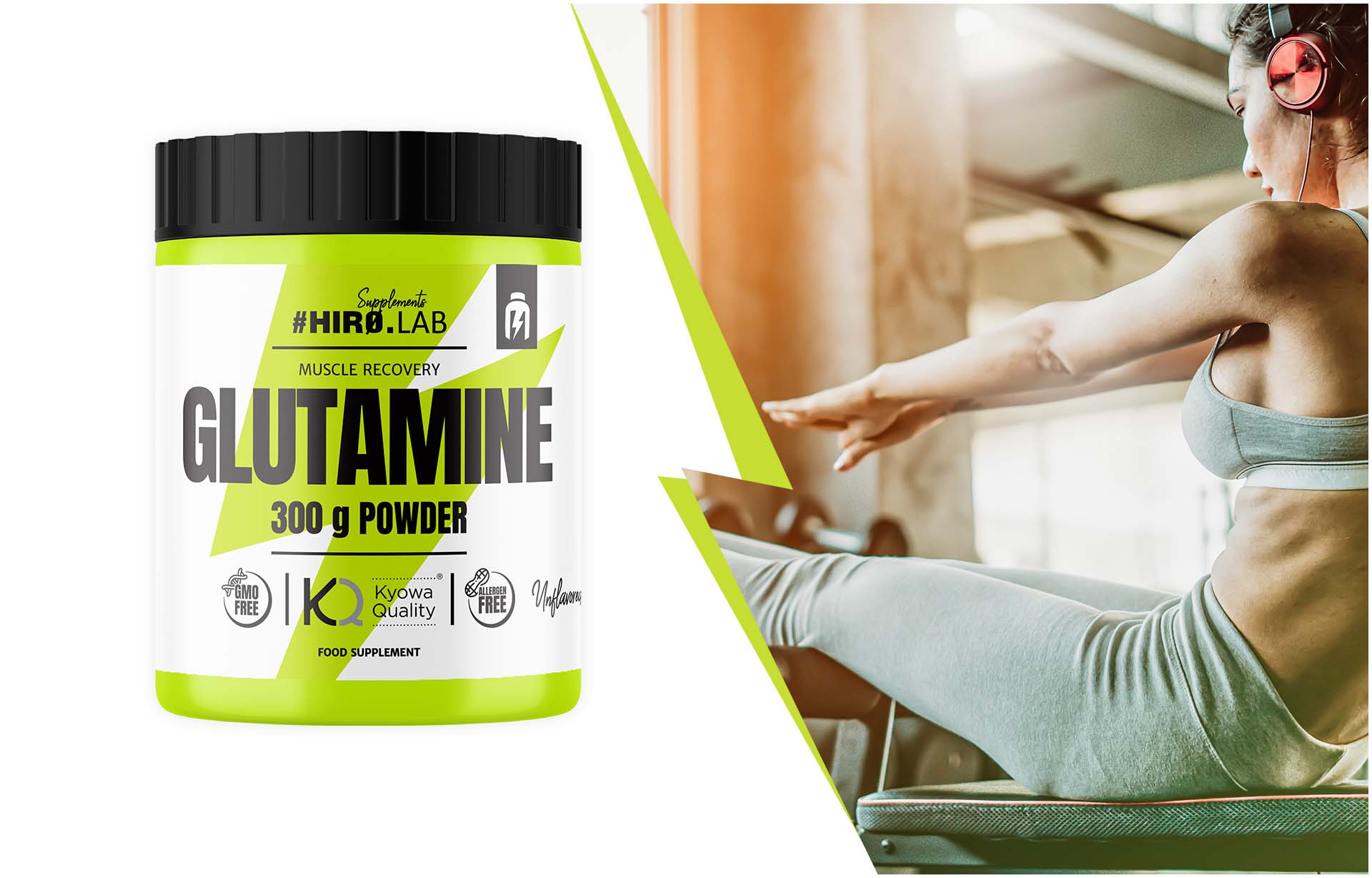 پودر گلوتامین کیووا هیرولب 300 گرم Hiro.Lab Glutamine 3 پودر گلوتامین کیووا هیرولب 300 گرم Hiro.Lab Glutamine