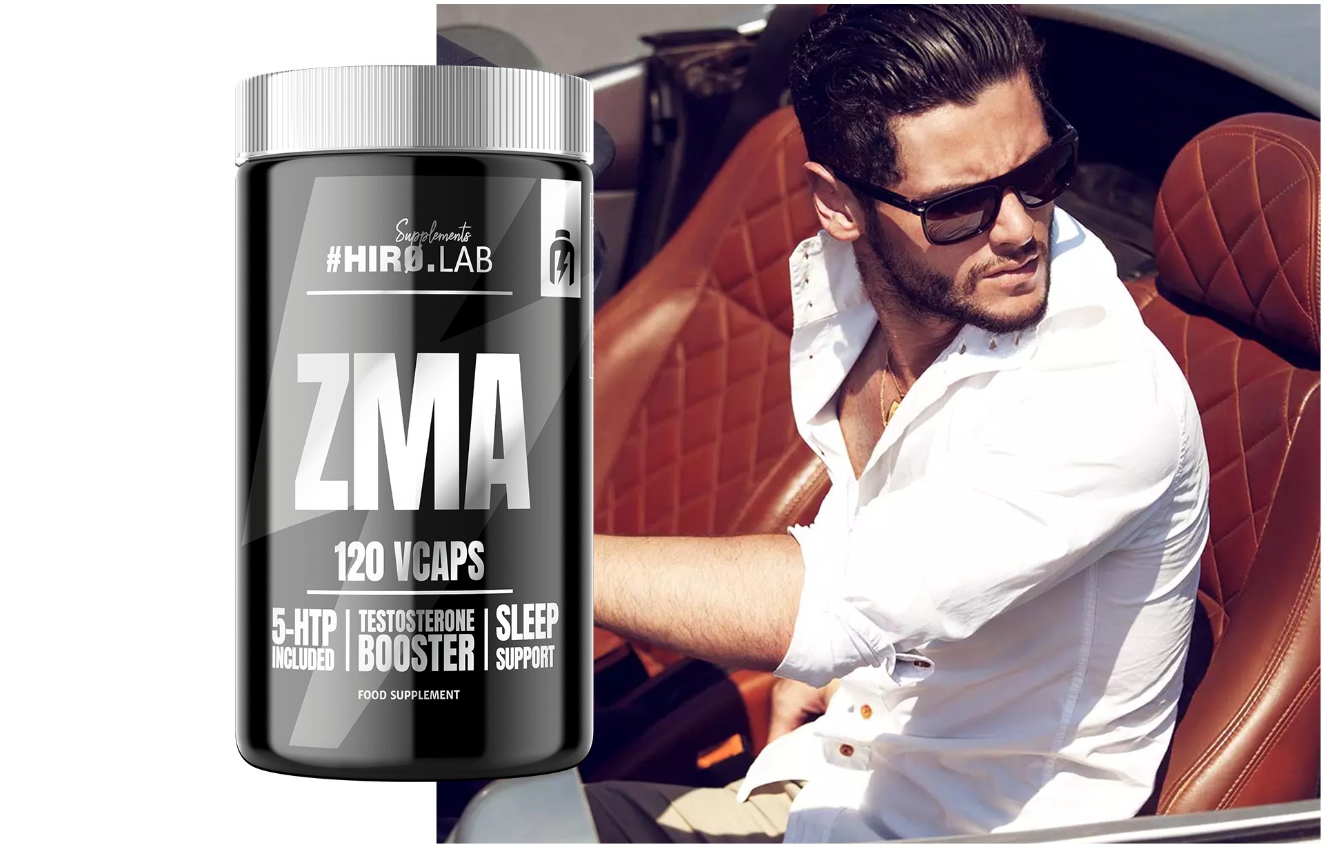 کپسول ZMA هیرولب 120 عدد Hiro.Lab ZMA