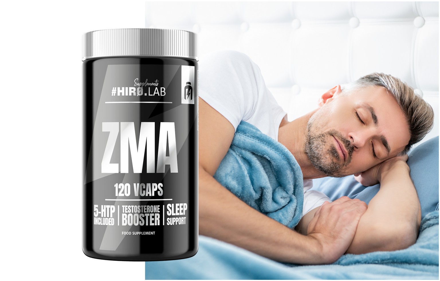 کپسول ZMA هیرولب 120 عدد Hiro.Lab ZMA