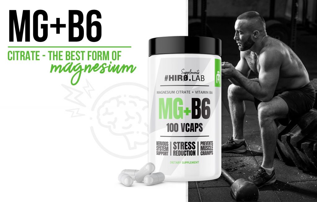 کپسول منیزیم سیترات و ویتامین B6 هیرولب HIRO.LAB 5 کپسول منیزیم سیترات و ویتامین B6 هیرولب HIRO.LAB