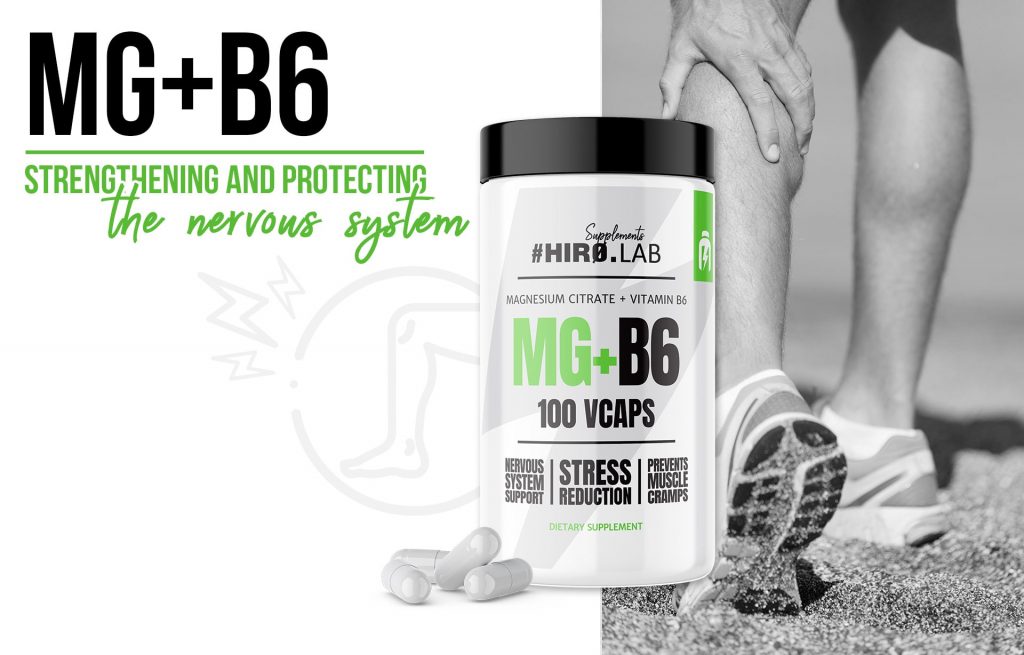 کپسول منیزیم سیترات و ویتامین B6 هیرولب HIRO.LAB 6 کپسول منیزیم سیترات و ویتامین B6 هیرولب HIRO.LAB