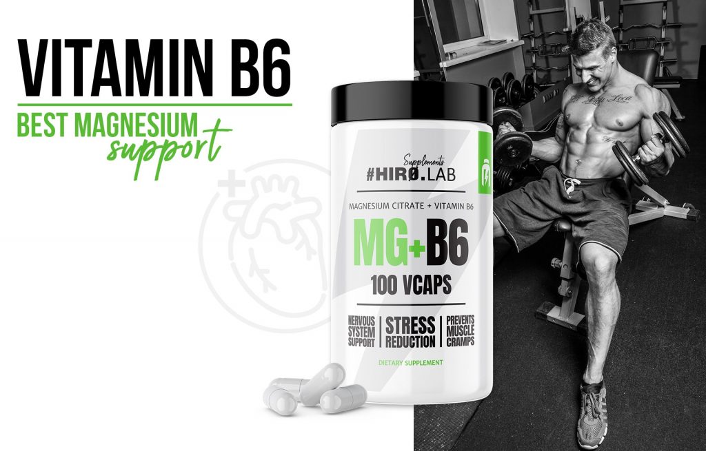 کپسول منیزیم سیترات و ویتامین B6 هیرولب HIRO.LAB 8 کپسول منیزیم سیترات و ویتامین B6 هیرولب HIRO.LAB