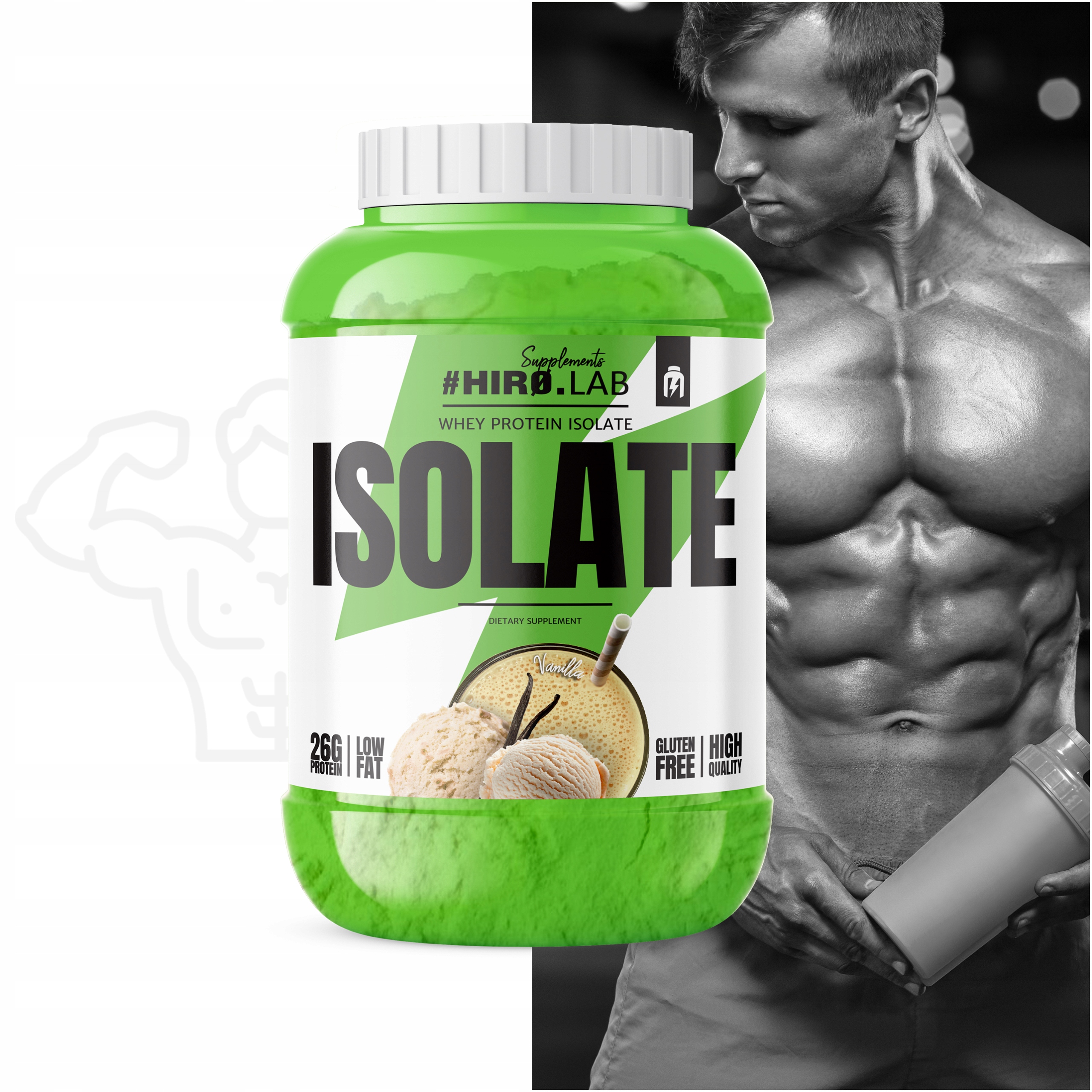 پودر پروتئین وی ایزوله هیرولب 1800 گرم 3 پودر پروتئین وی ایزوله هیرولب 1800 گرم