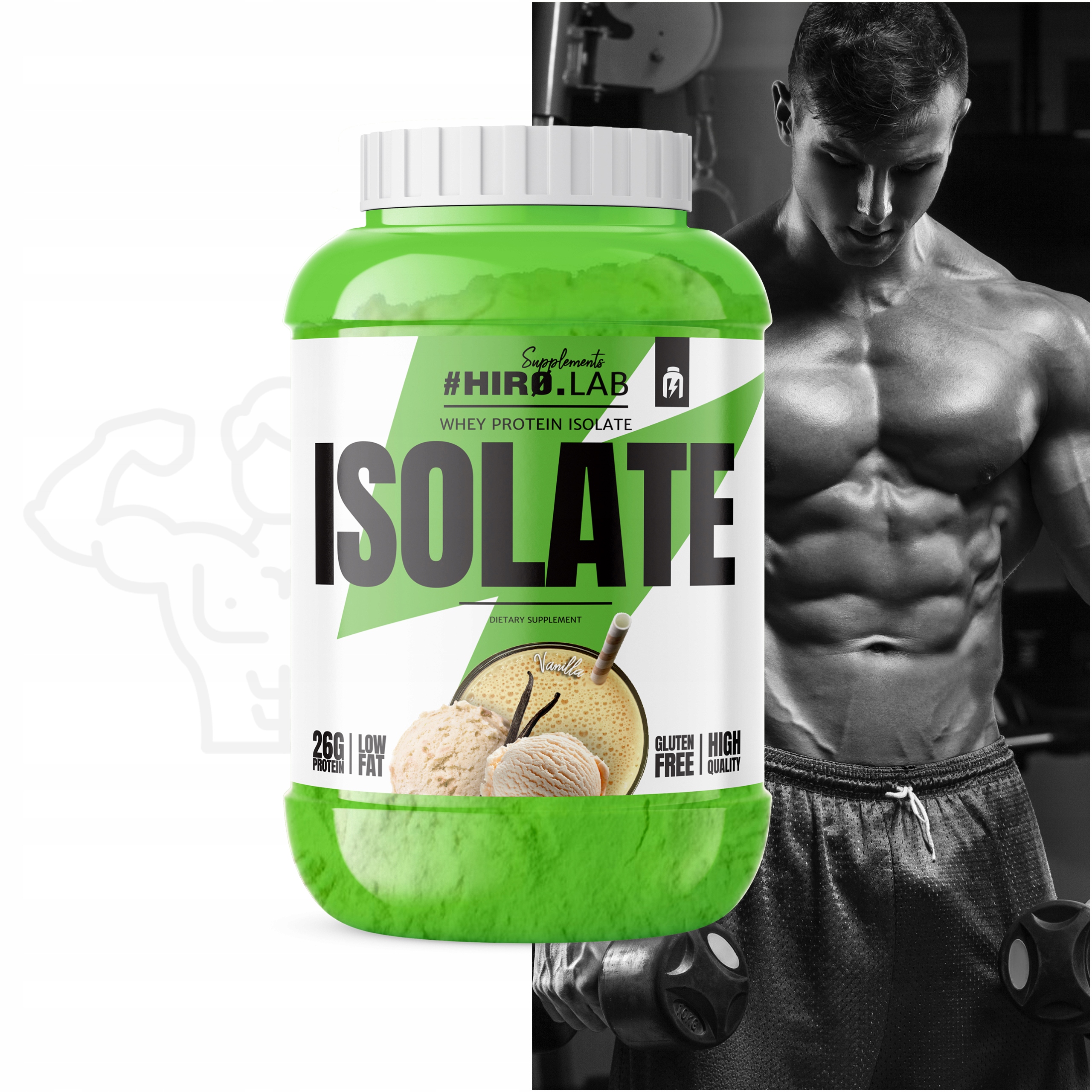 پودر پروتئین وی ایزوله هیرولب 1800 گرم 6 پودر پروتئین وی ایزوله هیرولب 1800 گرم