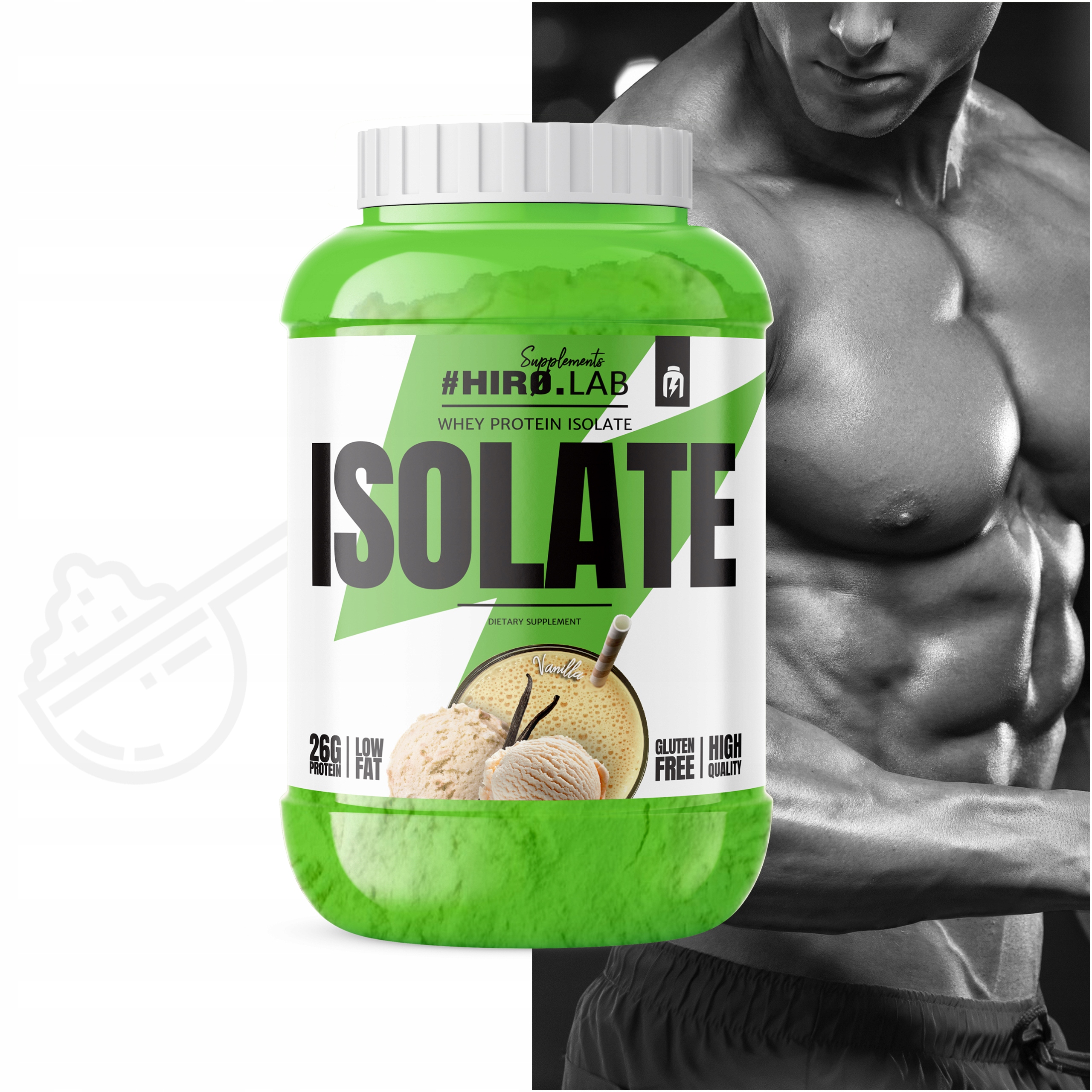 پودر پروتئین وی ایزوله هیرولب 1800 گرم 7 پودر پروتئین وی ایزوله هیرولب 1800 گرم