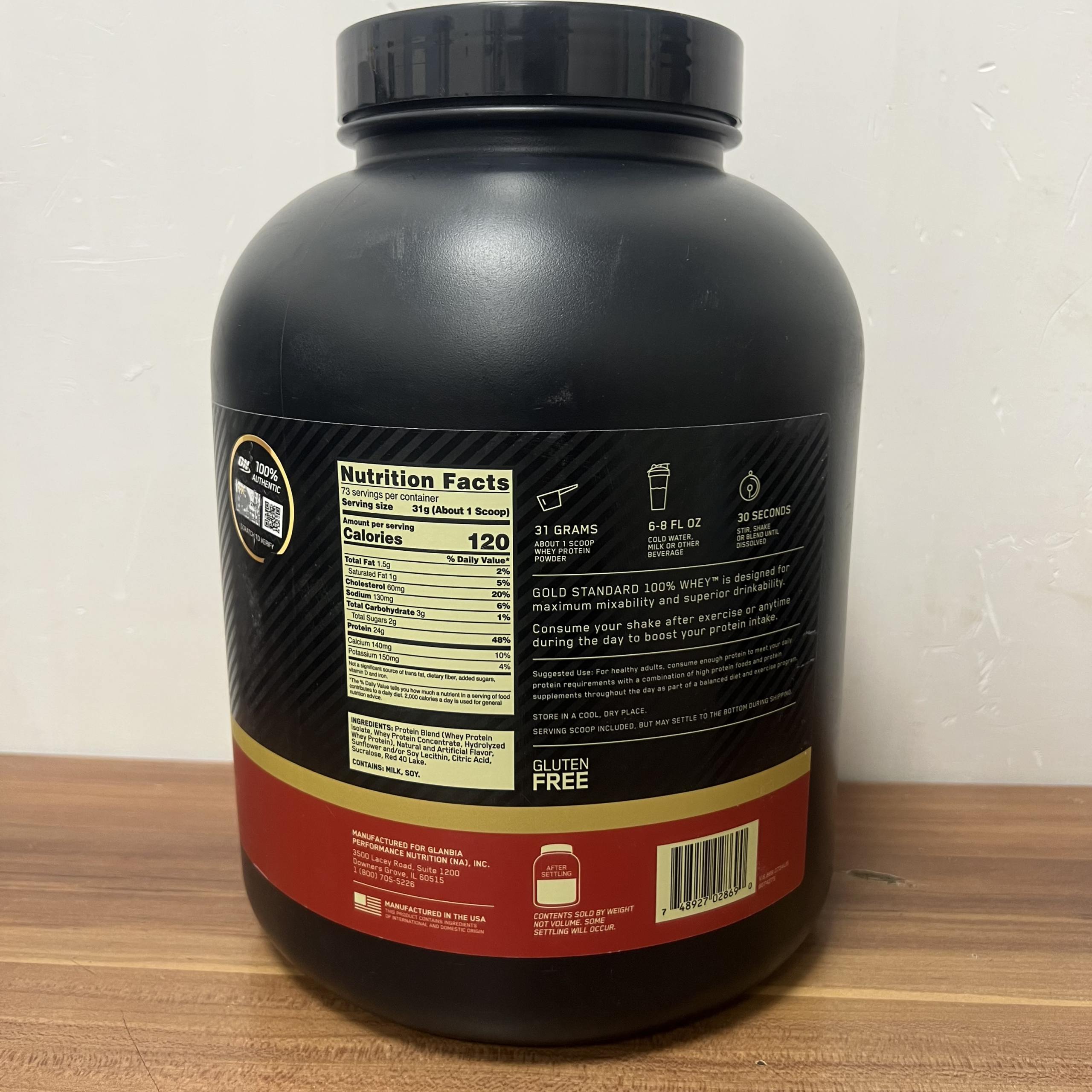 پروتئین وی گلد استاندارد اپتیموم نوتریشن 3 پروتئین وی گلد استاندارد اپتیموم نوتریشن - Image 3