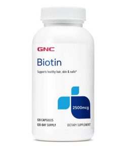 کپسول بیوتین جی ان سی GNC BIOTIN 2500MCG
