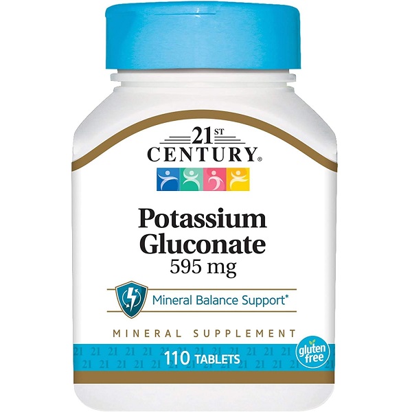 پتاسیم گلوکنات سنتری 21st Century Potassium Gluconate 1 پتاسیم گلوکنات سنتری 21st Century Potassium Gluconate